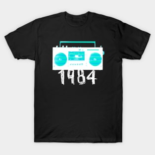 Vintage Stereo Speaker 1984 , Gift for Orwell Fan, Writer or born in 1984 T-Shirt